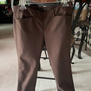 Womens Brown Black House White Market Pants sz 8